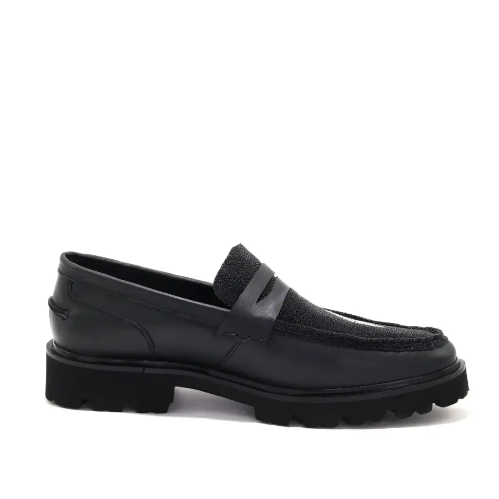 MOCASIN CHUNKY MANTARRAYA NEGRO