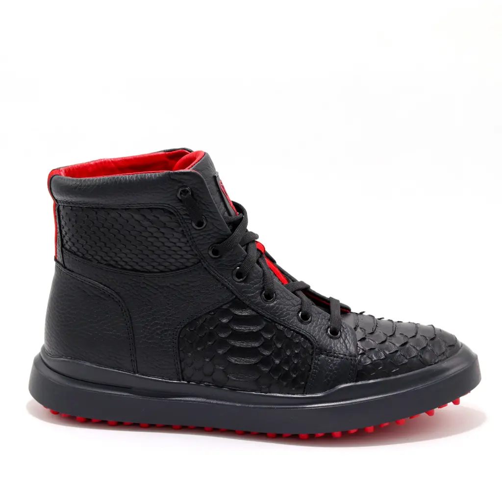 HIGH TOP PITON NEGRO
