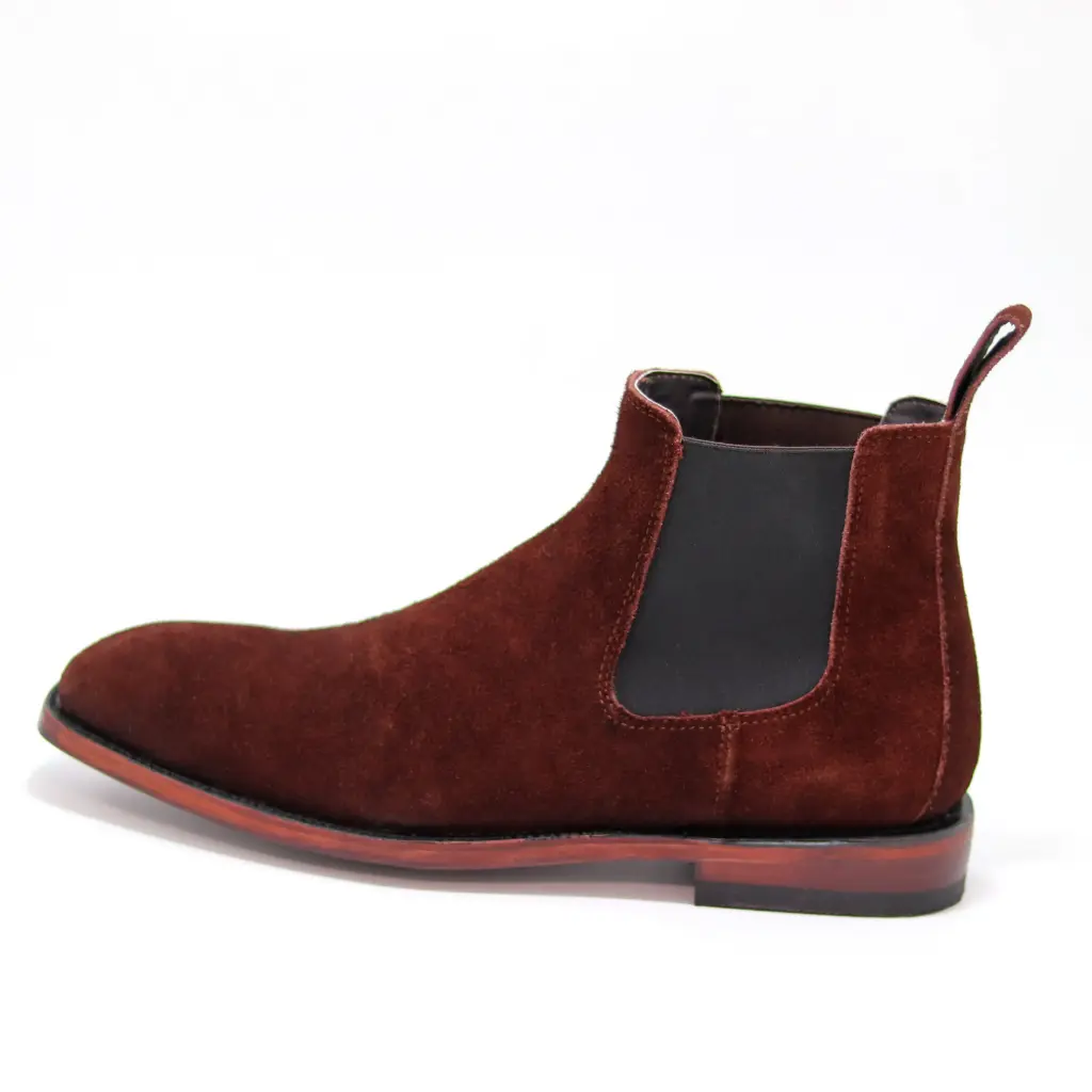 BOTIN CHELSEA FRANCES GAMUZA CAFE