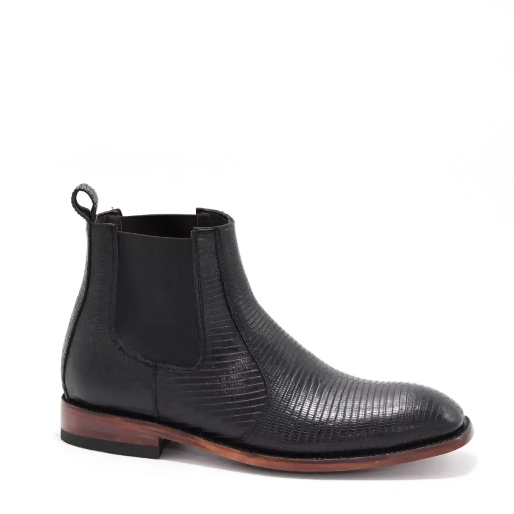 BOTIN FRANCES LIZARD NEGRO
