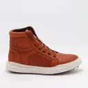 HIGH TOP PANZA DE AVESTRUZ COÑAC