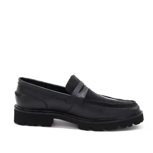 MOCASIN CHUNKY MANTARRAYA NEGRO