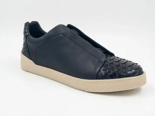 RESORTE PITON NEGRO SUELA SLIM HUESO